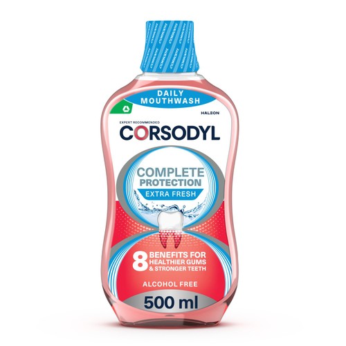 Corsodyl Complete Protection Gum Care Mouthwash Extra Fresh