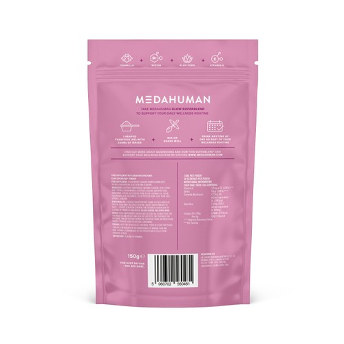 Medahuman Glow Mushroom Superblend Powder