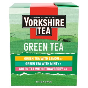 Yorkshire Tea Green Tea Selection Pack Enveloped Tea Bags