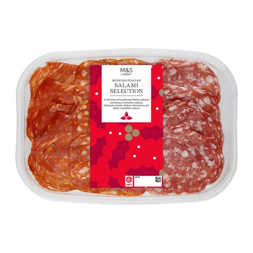 M&S Ruffled Italian Salami Platter