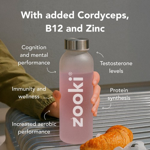 Zooki Creatine+ For Men, Powder Sachets, Wild Berry Flavour