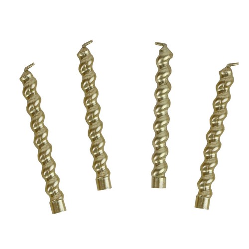 Talking Tables Gold Twirl Birthday Candles