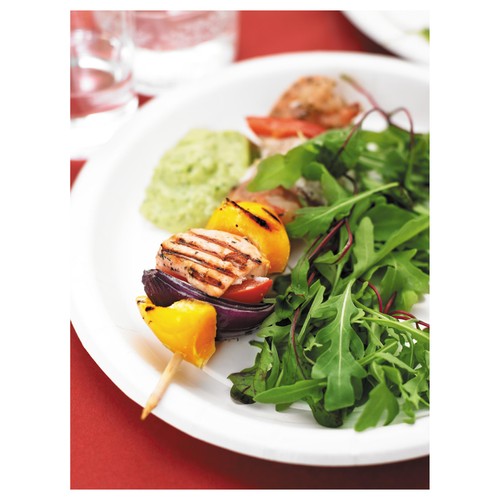 White Coated Paper Plates