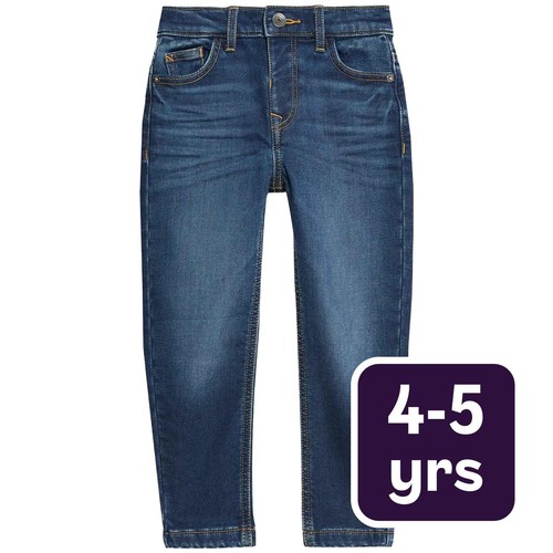 M&S Boys Skinny Jeans, 4-5 Years, Dark Denim