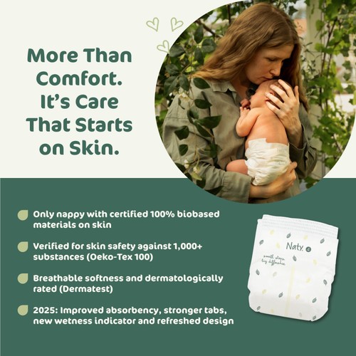 Naty BioEmbrace Nappies Size 4 (7-18kg)