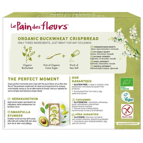 Le Pain Des Fleurs Buckwheat Crispbread
