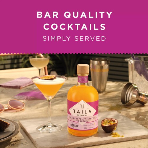 Tails Cocktails 42 Below Vodka Passionfruit Martini Premixed Cocktail