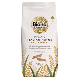  Biona Organic Wholegrain Spelt Penne Pasta