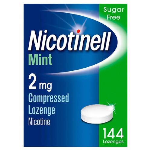 Nicotinell Nicotine Lozenge Stop Smoking Sugar Free Mint 2mg