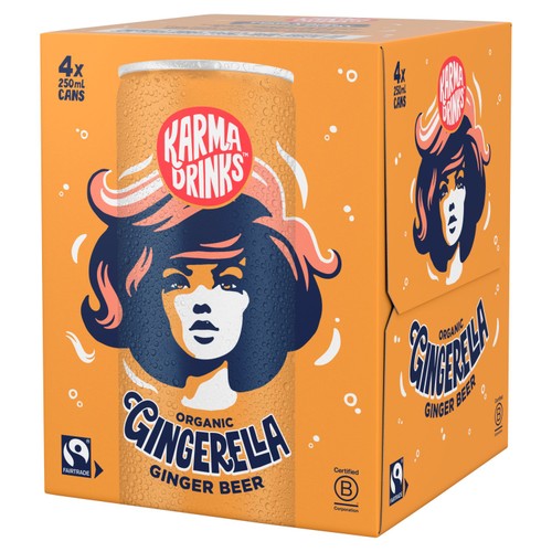 Karma Drinks Gingerella Organic Ginger Ale