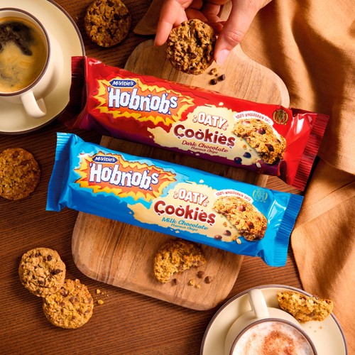 McVitie's Hobnobs Biscuits Oaty Cookies Dark Chocolate