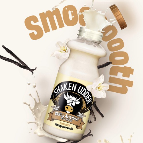 Shaken Udder Vanillalicious Vanilla Flavoured Milkshake