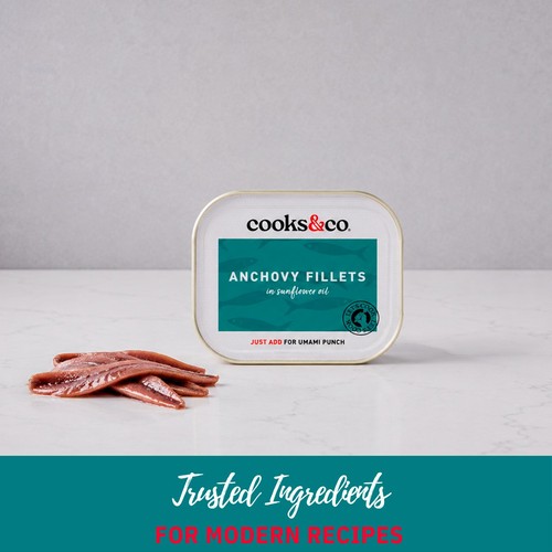 Cooks&Co Anchovy Fillets in Oil