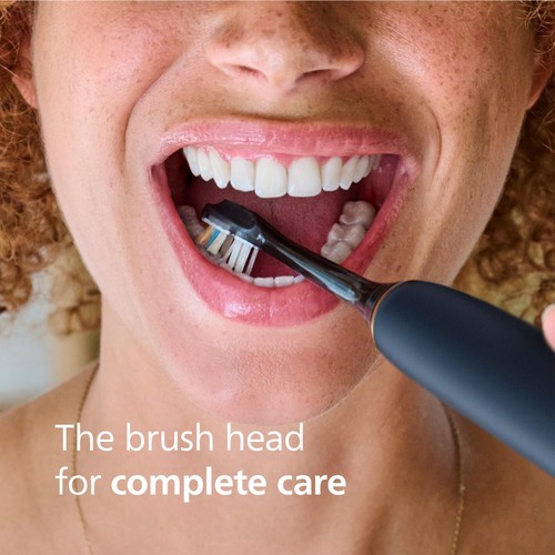 Philips Sonicare Genuine A3 Premium All-in-One Brush Head, Black, 2+1 Pack