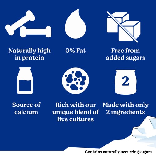 Danone Skyr High Protein 0% Fat Natural Yoghurt