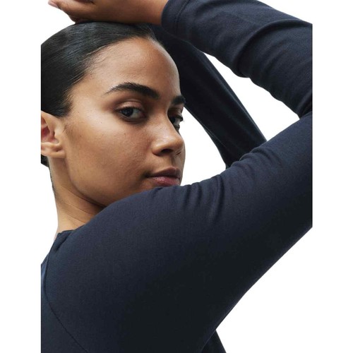 M&S Heatagen Scoop Neck Top XL Navy