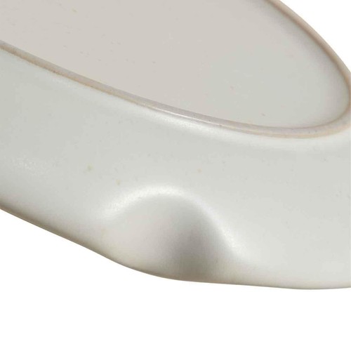 M&S Crimped Scallop Side Plate, Cream