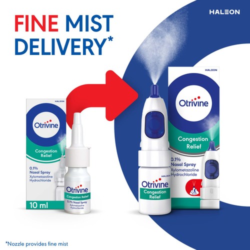 Otrivine Congestion Relief Decongestant Nasal Spray 0.1%