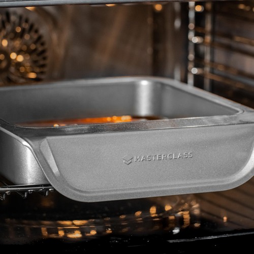 MasterClass Smart Stack Non-Stick Square Baking Tin, Sleeved