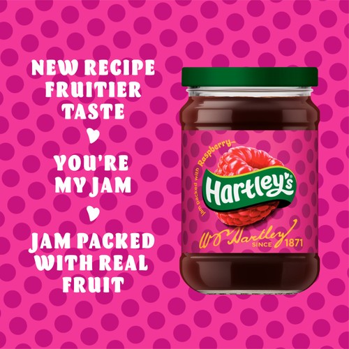 Hartley's Best Seedless Raspberry Jam
