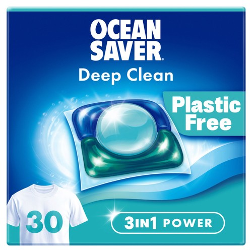 Plastic Free 30 Deep Clean Washing Capsules Wild Sea