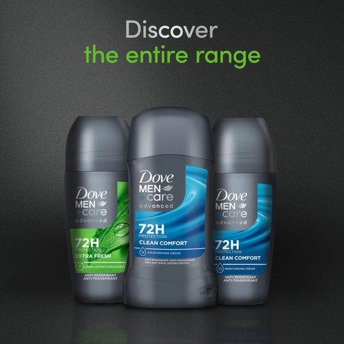 Dove Men+Care Advanced Care Clean Comfort Anti-Perspirant Deodorant Stick