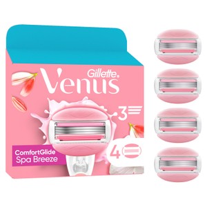 Gillette Venus Comfortglide Razor Blades Spa Breeze 4