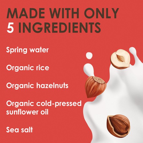 Rude Health Organic Hazelnut Drink Longlife