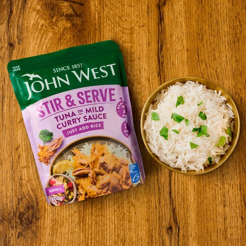 John West Tuna S&S Mild Curry MSC