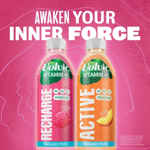 Volvic Vitamin Raspberry Recharge Vitamin Flavoured Water