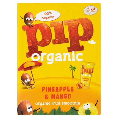 Pip Organic Pineapple & Mango Smoothie Cartons