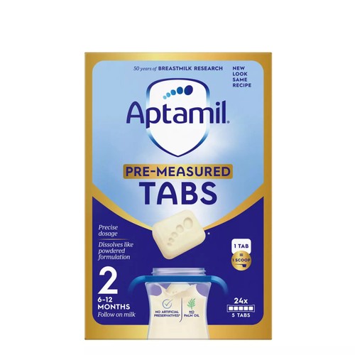 Aptamil 2 Follow On Baby Milk Formula Tabs 6-12 Months 