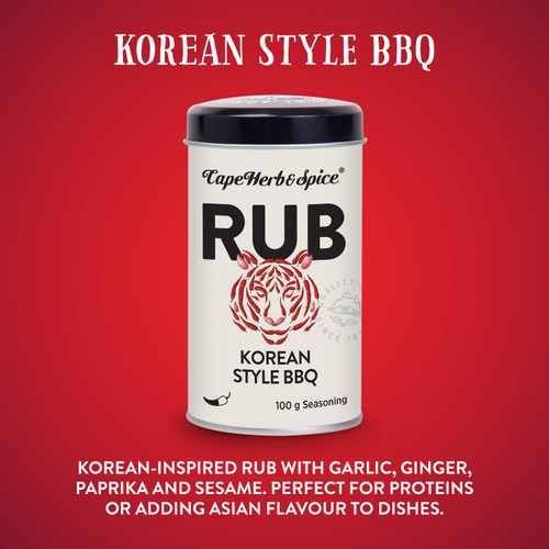 Cape Herb & Spice Rub Korean Style BBQ Seasoning