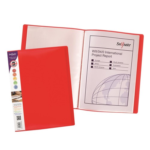Snopake Rainbow Display Book. 24 Pocket / 48 Sides to view