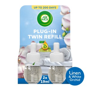 Airwick Linen & White Orchid Liquid Electrical Twin Refill