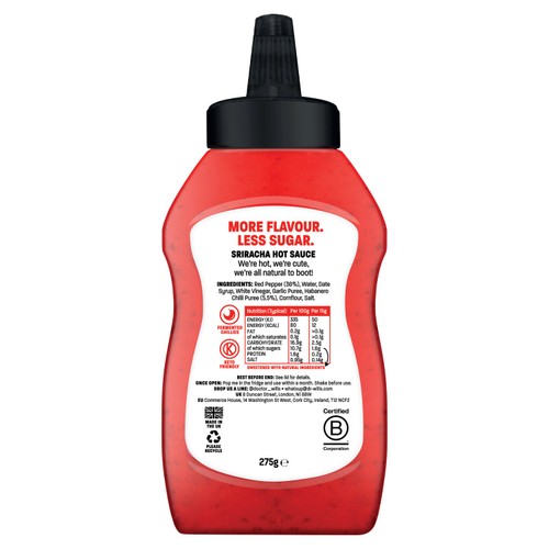 Dr. Will's All Natural Sriracha Hot Sauce