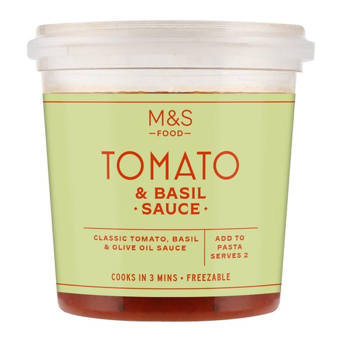 M&S Tomato and Basil Sauce