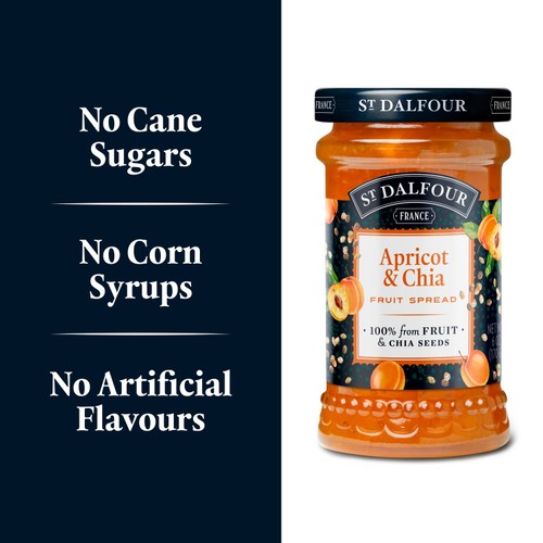 St Dalfour Apricot & Chia Fruit Spread