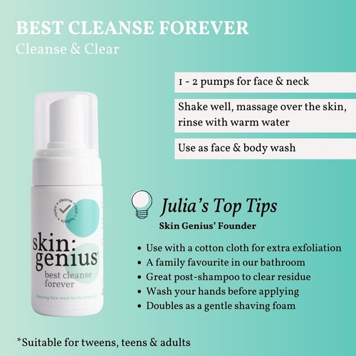 Skin Genius Best Cleanse Forever Cleansing Face Wash