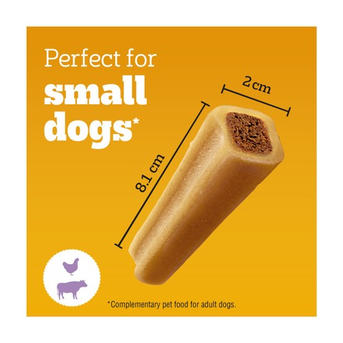 Pedigree Jumbone Mini Adult Small Dog Treats Beef & Poultry 