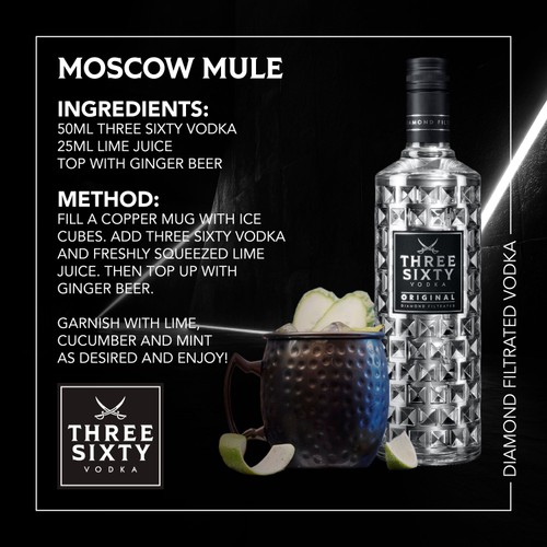 THREE SIXTY Original Premium Vodka