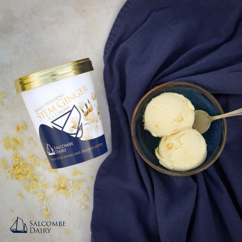 Salcombe Dairy Stem Ginger Ice Cream