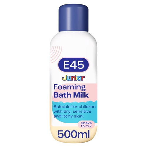 E45 Dermatological Junior Foaming Bubble Bath Milk - Baby & Kids Wash