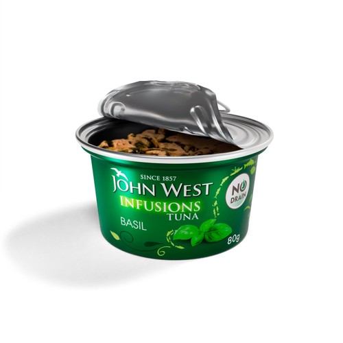 John West Basil No Drain Tuna Infusions