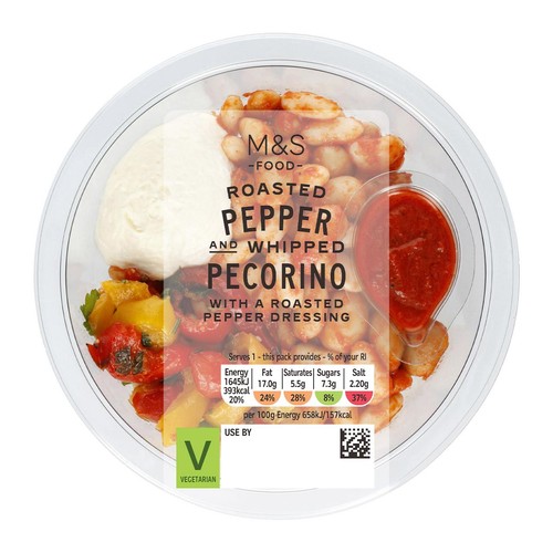 M&S Roasted Pepper & Whipped Pecorino Salad