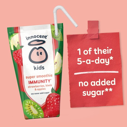 Innocent Kids Strawberries, Kiwis & Apples Super Smoothies with vitamins