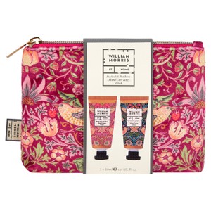 William Morris At Home Strawberry Thief Patchouli & Red Berry Hand Creams 3x30ml