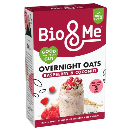 Bio&Me Raspberry & Coconut Overnight Oats