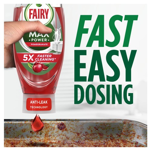 Fairy Max Power Washing Up Liquid Pomegranate 