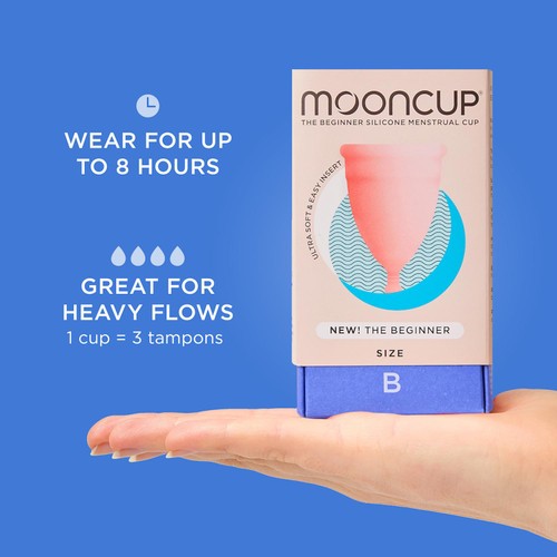Mooncup Beginner Menstrual Cup, Size B